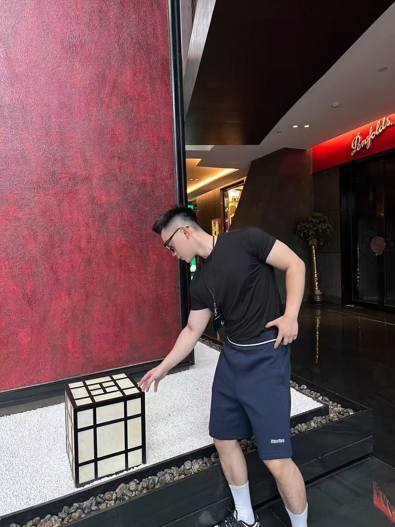 GTR / 미우미우 남성 자수 반바지