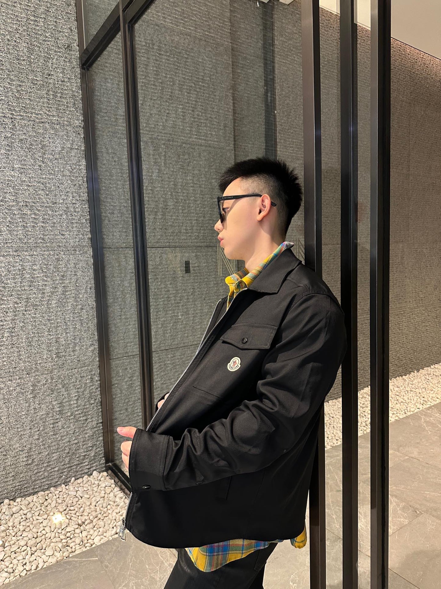 GTR / 몽클레어 남성 로고 지퍼 자켓