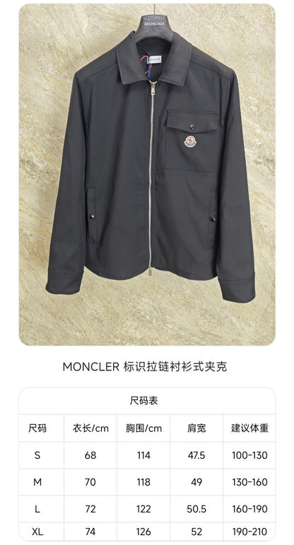 GTR / 몽클레어 남성 로고 지퍼 자켓
