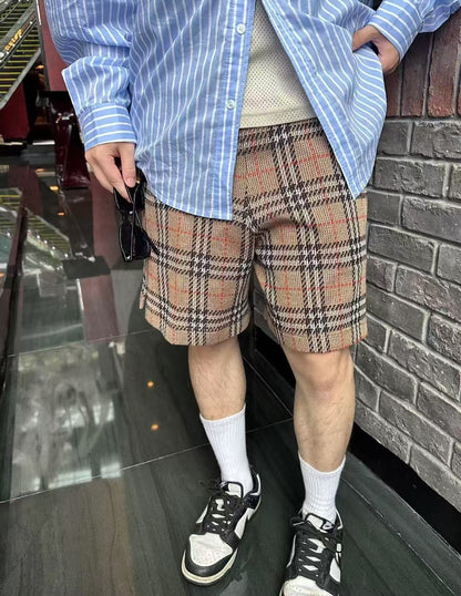 GTR / 버버리 남성 체크 반바지
