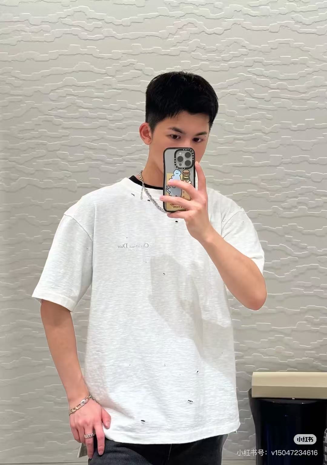 GTR / 디올 남성 반팔 티셔츠