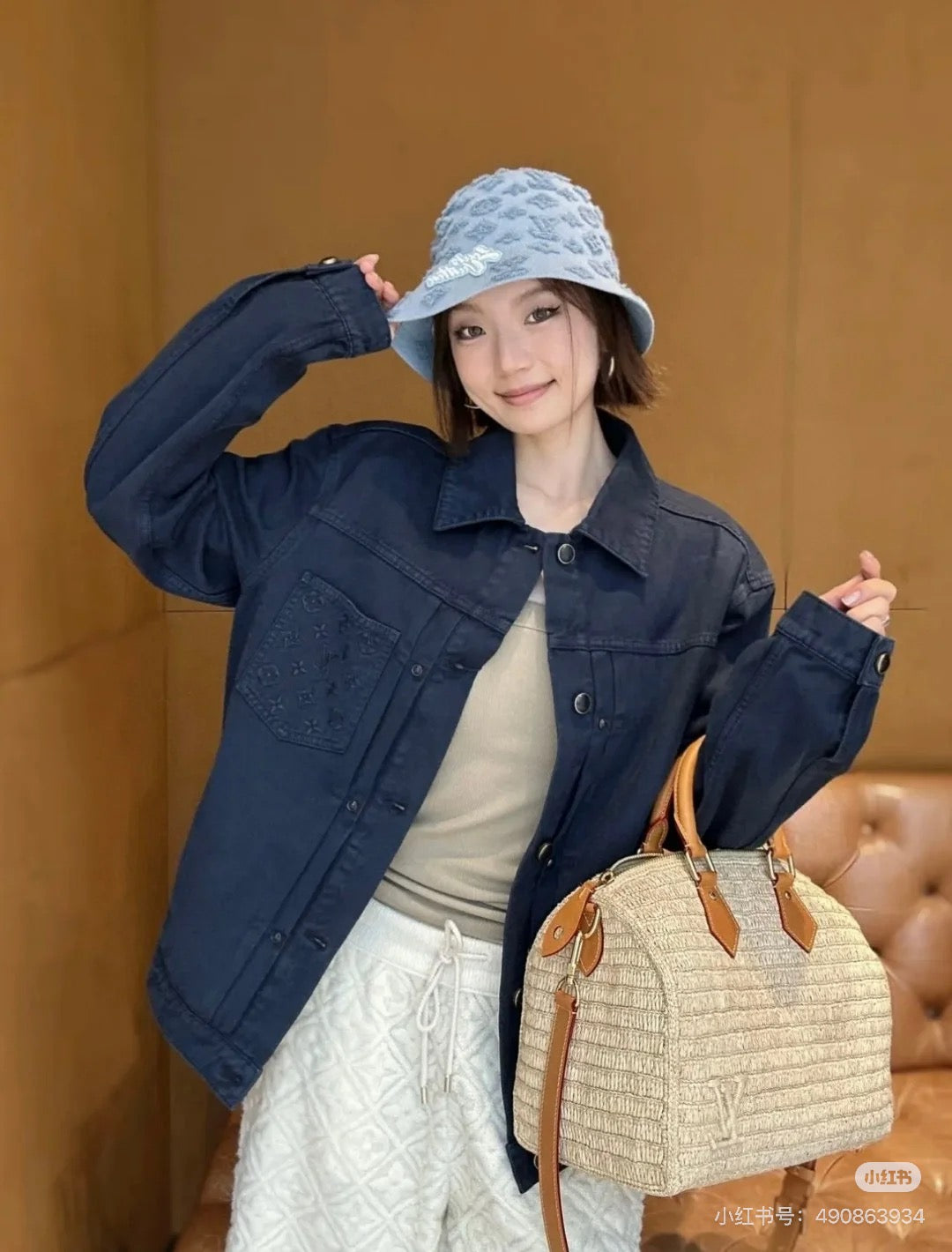 GTR / 루이비통 남성 데님 자켓