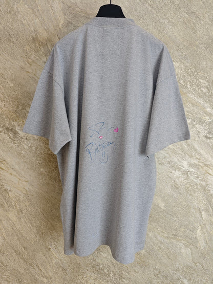 GTR / 발렌시아가 남성 반팔 루즈핏 티셔츠