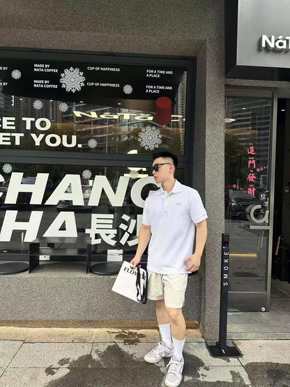 GTR / 프라다 남성 면 삼각 로고 폴로 셔츠