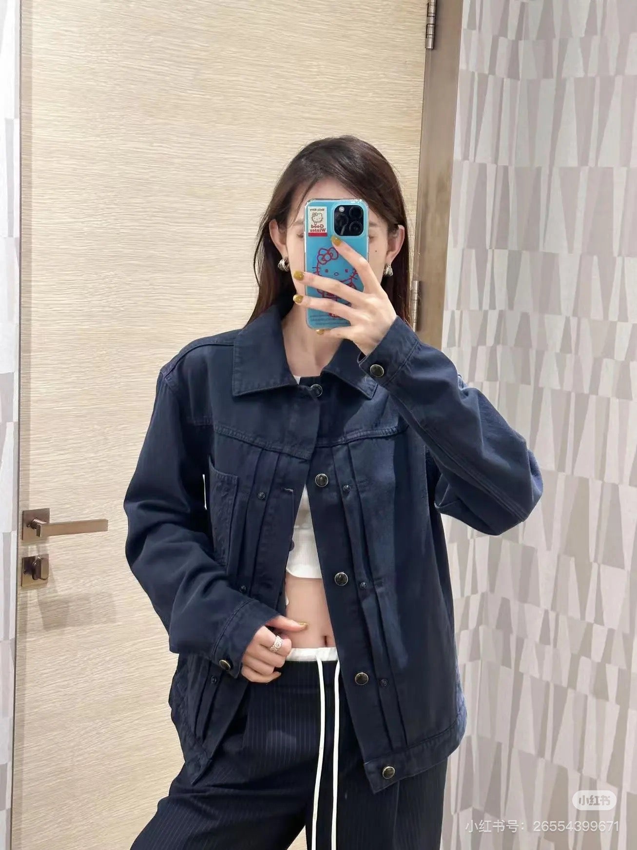 체인2호 / 루이비통 남성 여성 데님 자켓