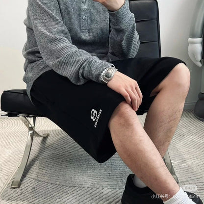체인2호 / 발렌시아가 남성 25Ss 더블링 자수 캐주얼 반바지