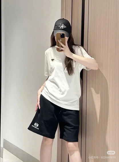 체인2호 / 발렌시아가 남성 25Ss 더블링 자수 캐주얼 반바지