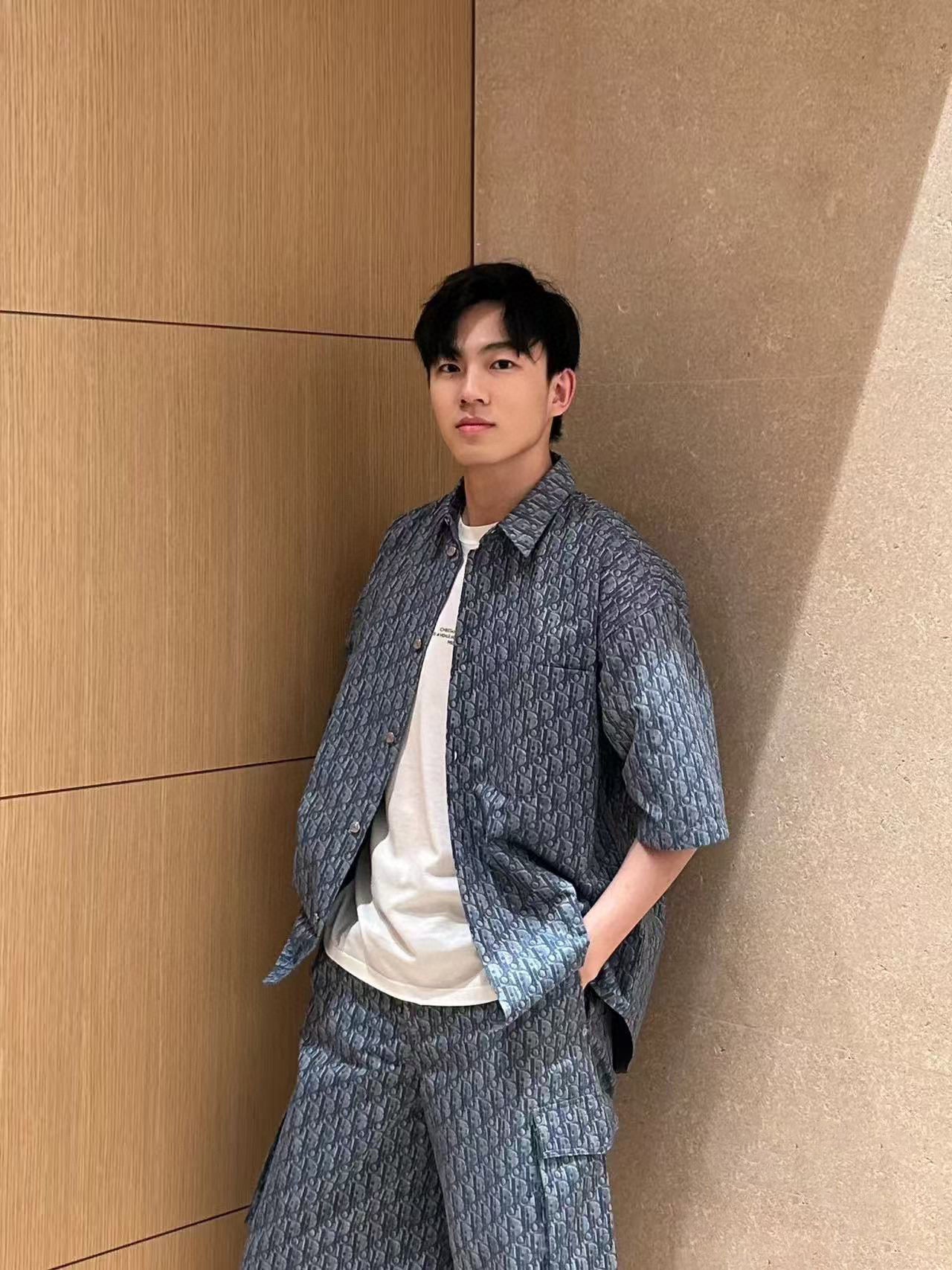 체인2호 / 디올 남성 면 트윌 프린트 포켓 반바지