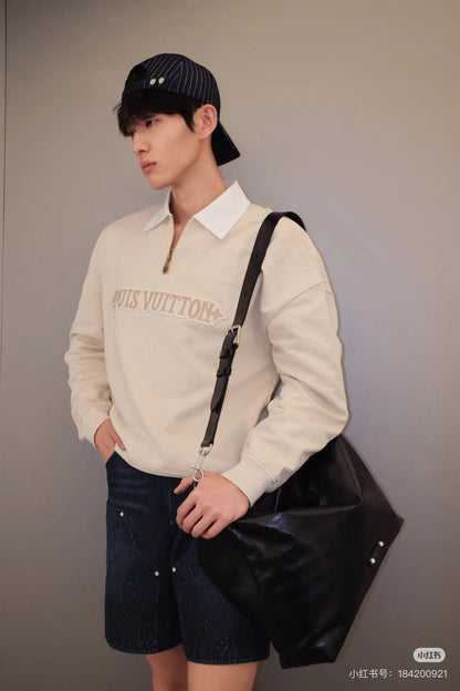 체인2호 / 루이비통 남성 반집업 라운드 맨투맨