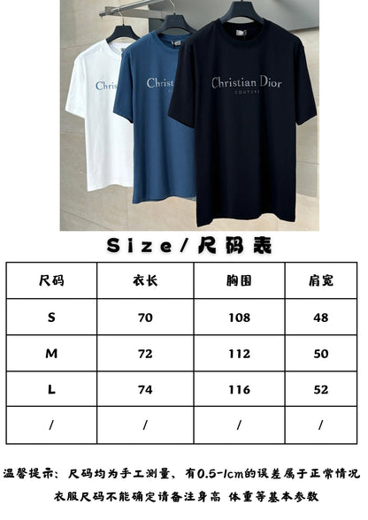 체인2호 / 디올 남성 여성 25 신상 반팔 티셔츠