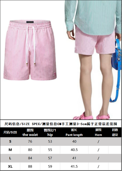 R공장 / 루이비통 남성 스트라이프 비치 반바지