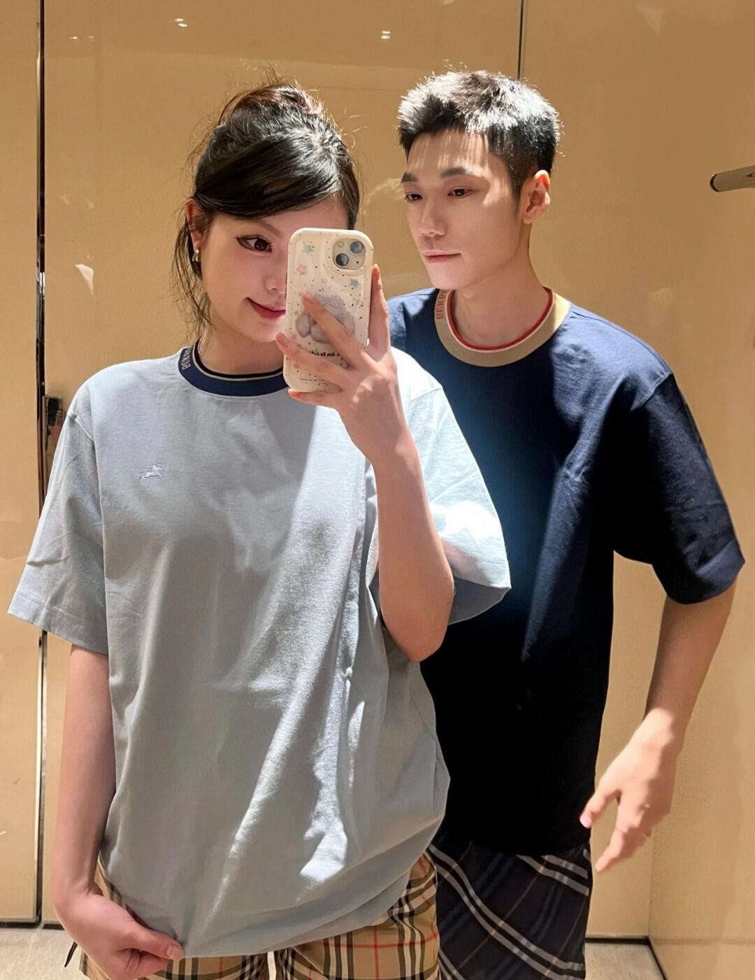 R공장 / 버버리 남성 면 반팔 티셔츠