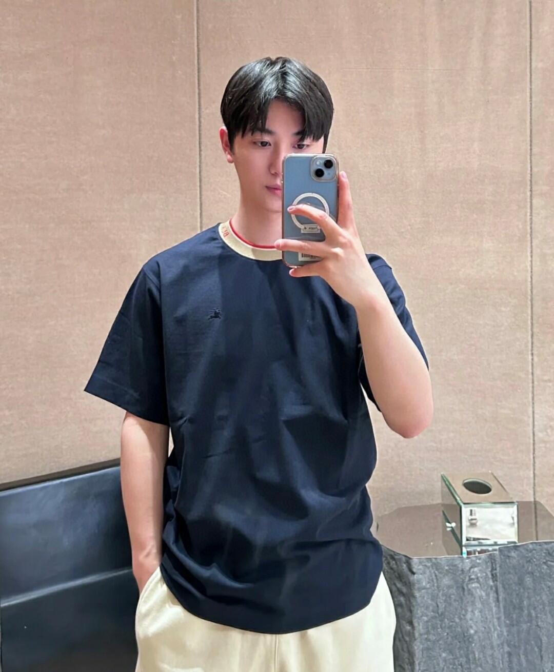 R공장 / 버버리 남성 면 반팔 티셔츠