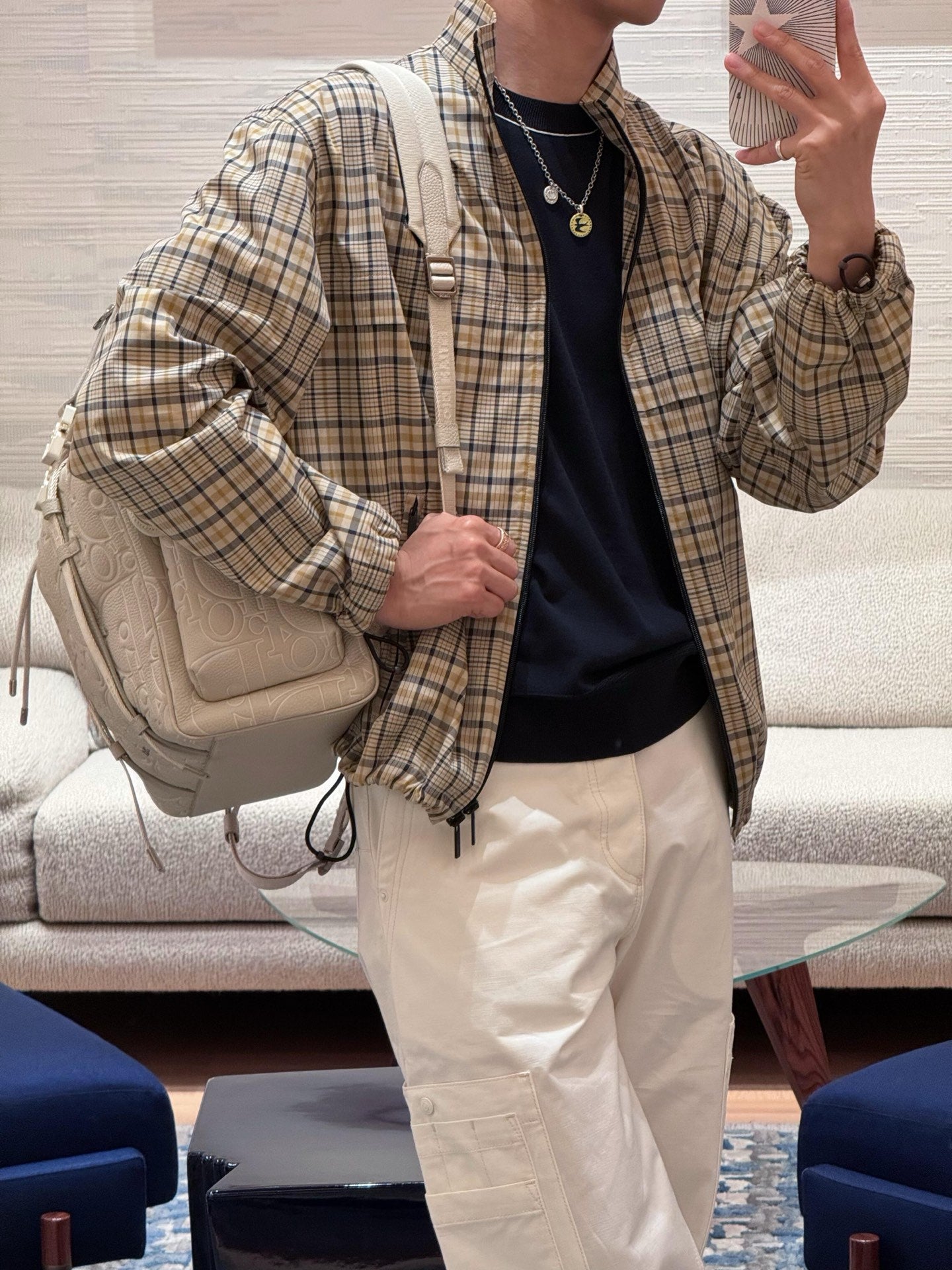 R공장 / 디올 남성 지퍼 셔츠 자켓