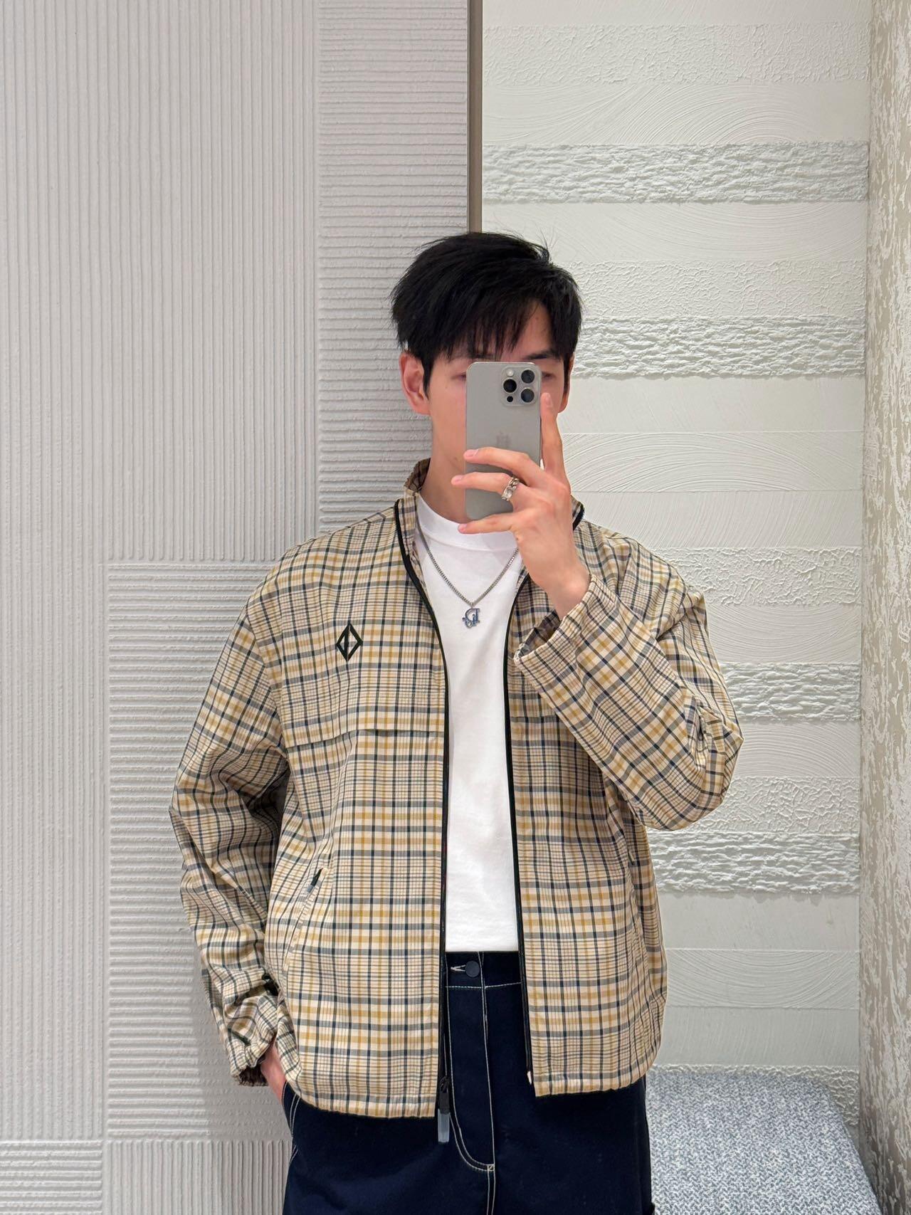 R공장 / 디올 남성 지퍼 셔츠 자켓
