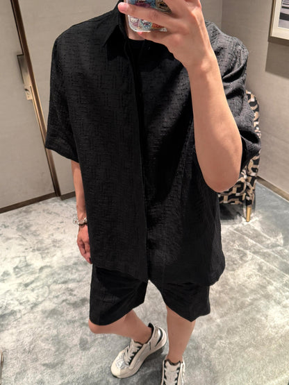 R공장 / 펜디 남성 리넨 반팔 셔츠