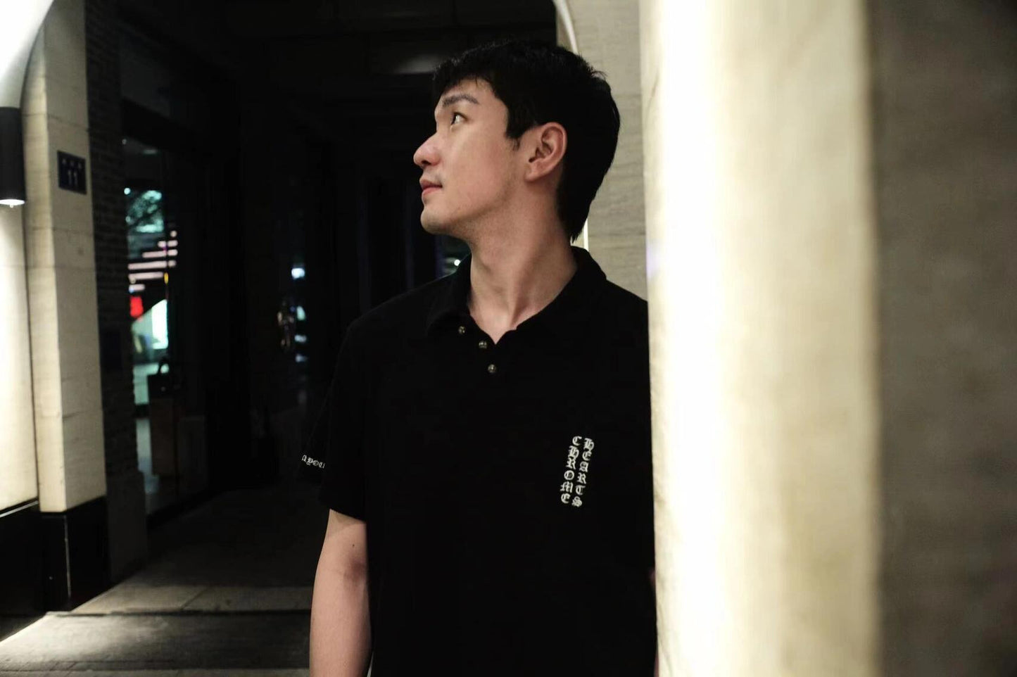 R공장 / 크롬하츠 남성 알파벳 반팔 폴로넥 반팔 셔츠