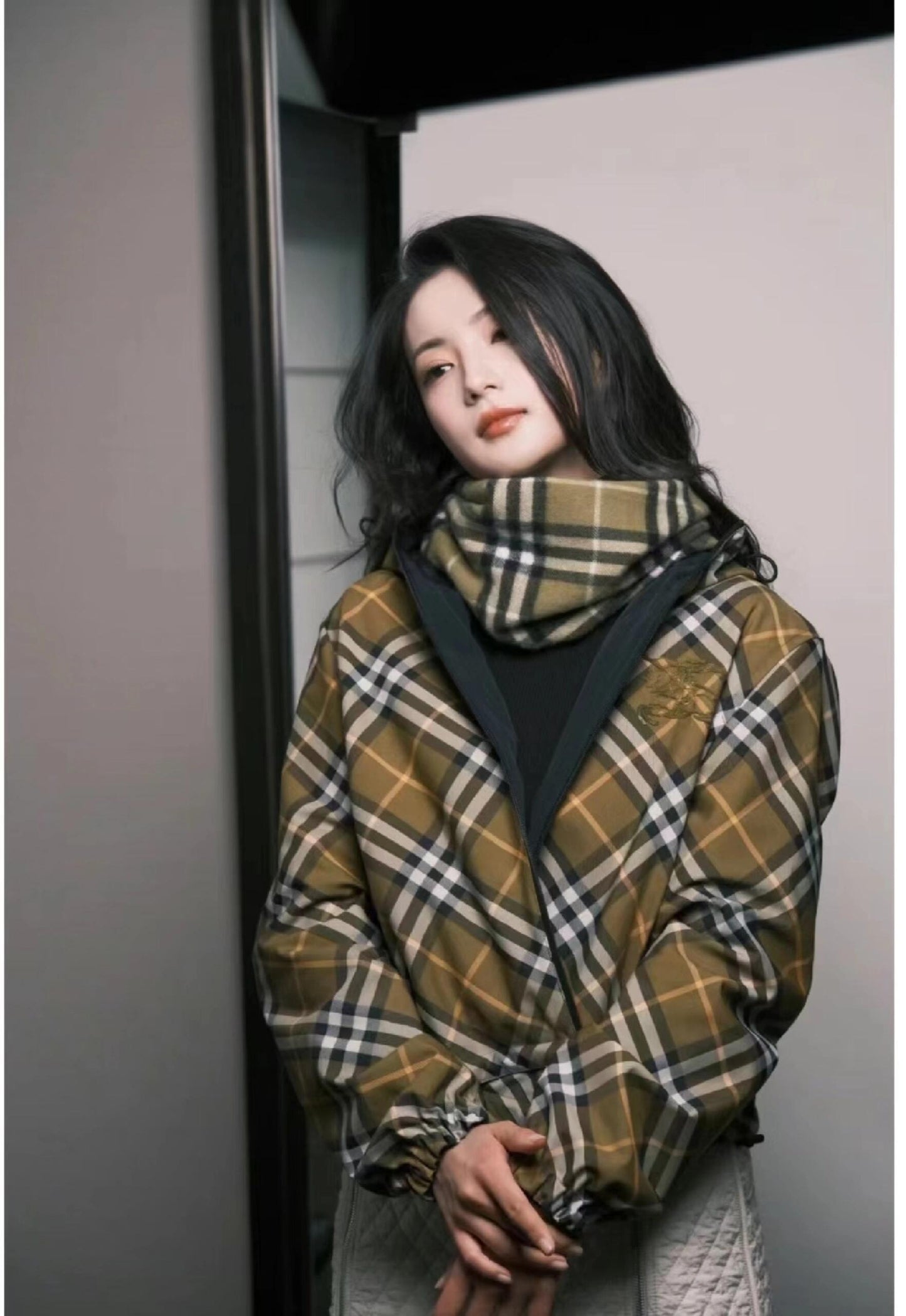 R공장 / 버버리 남성 양면 체크 자켓