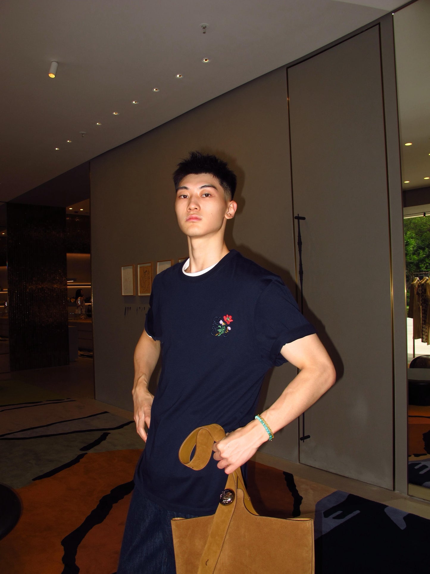 R공장 / 로에베 남성 루즈핏 반팔 티셔츠