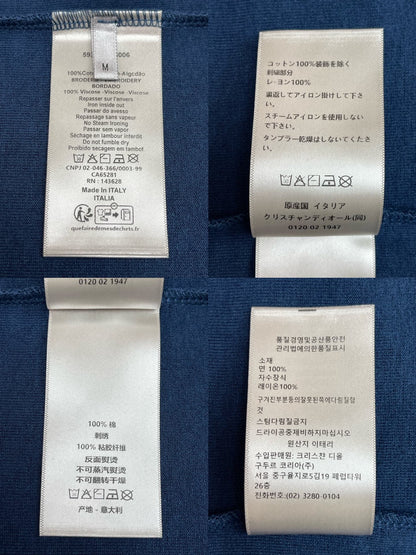 R공장 / 디올 남성 루즈핏 반팔 티셔츠