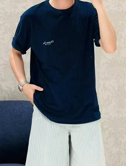 R공장 / 디올 남성 루즈핏 반팔 티셔츠