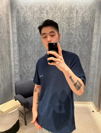 R공장 / 디올 남성 루즈핏 반팔 티셔츠