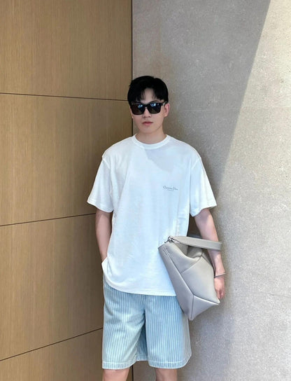 R공장 / 디올 남성 루즈핏 반팔 티셔츠