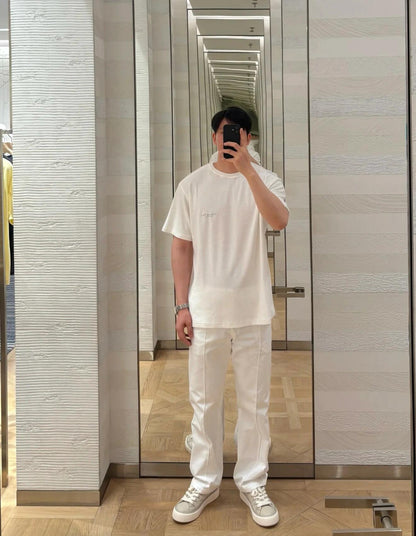 R공장 / 디올 남성 루즈핏 반팔 티셔츠