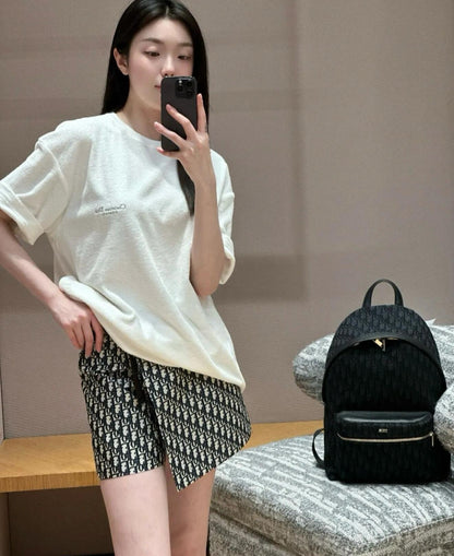 R공장 / 디올 남성 루즈핏 반팔 티셔츠