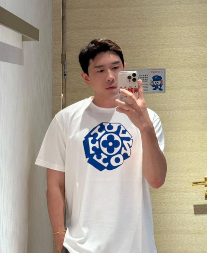 체인2호 / 루이비통 남성 여성 프린트 반팔