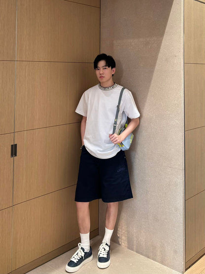 R공장 / 디올 남성 루즈핏 반팔 티셔츠