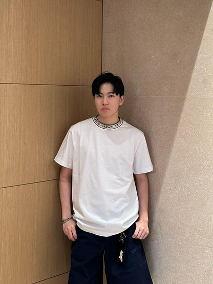 R공장 / 디올 남성 루즈핏 반팔 티셔츠
