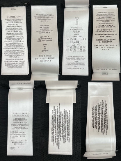 R공장 / 버버리 남성  하트 알파벳 B 패턴 면 폴로 반팔 셔츠