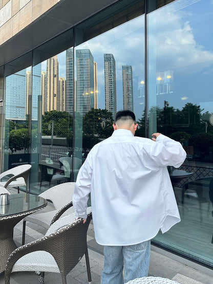 GTR / 발렌시아가 남성 여성 BB 자수 셔츠