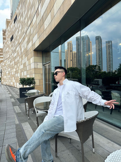 GTR / 발렌시아가 남성 여성 BB 자수 셔츠