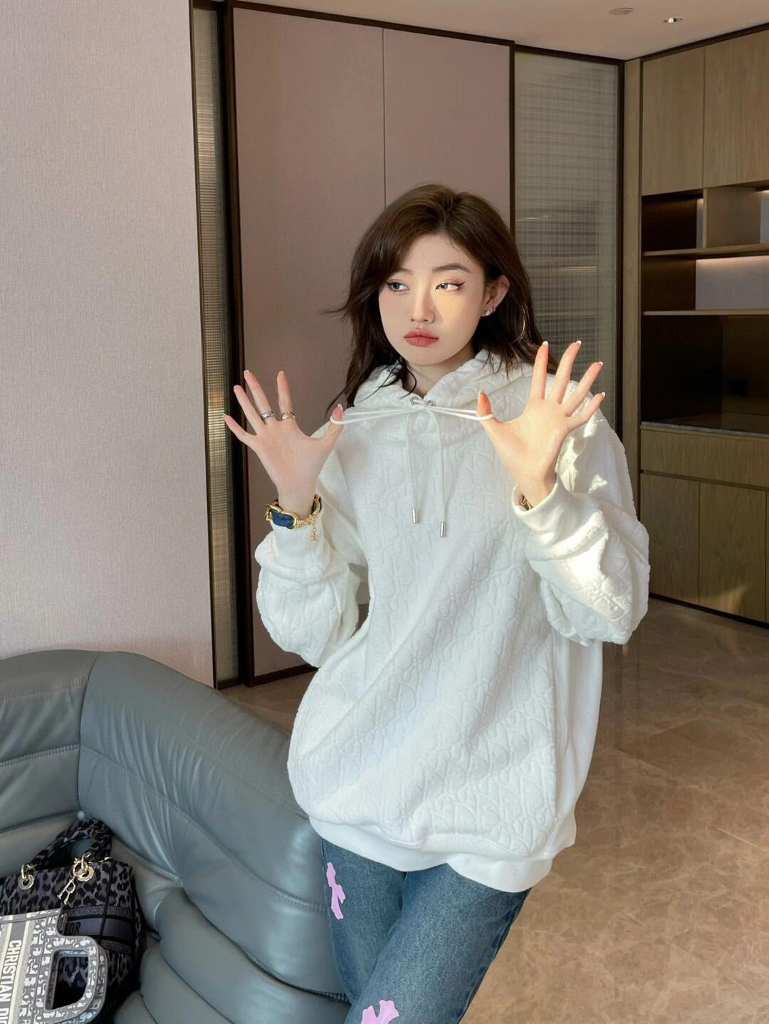 GTR / 디올 남성 여성 후드티