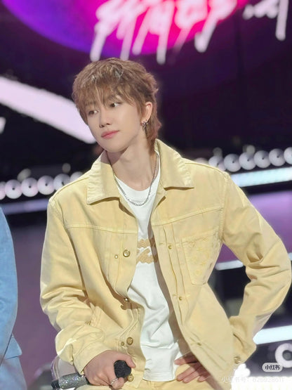 GTR / 루이비통 남성 여성 데님 자켓