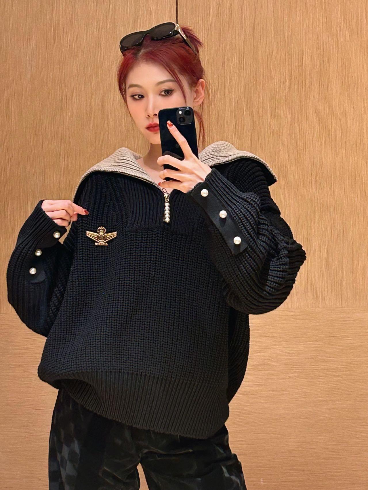 GTR / 루이비통 남성 여성 니트 자켓