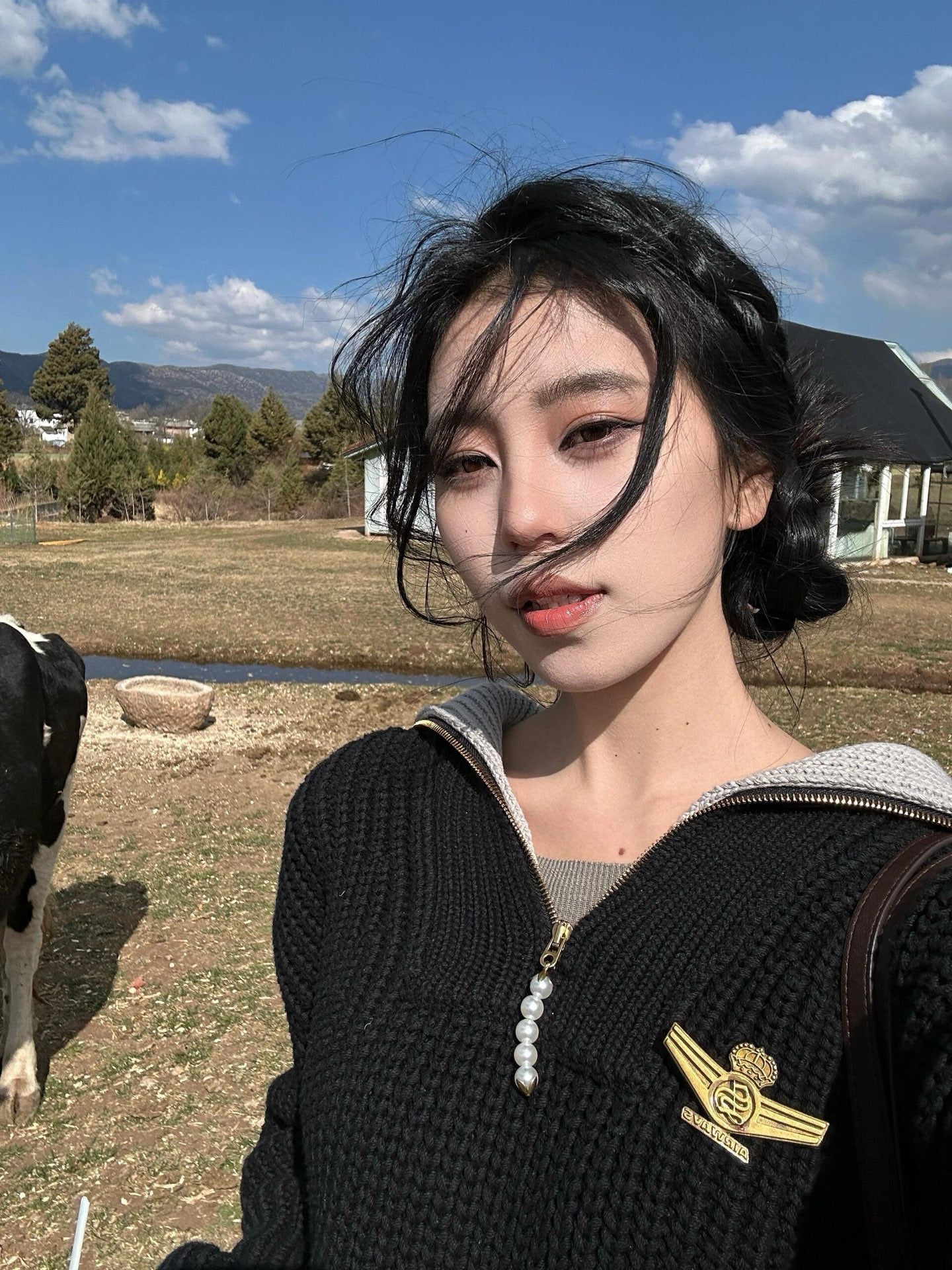 GTR / 루이비통 남성 여성 니트 자켓