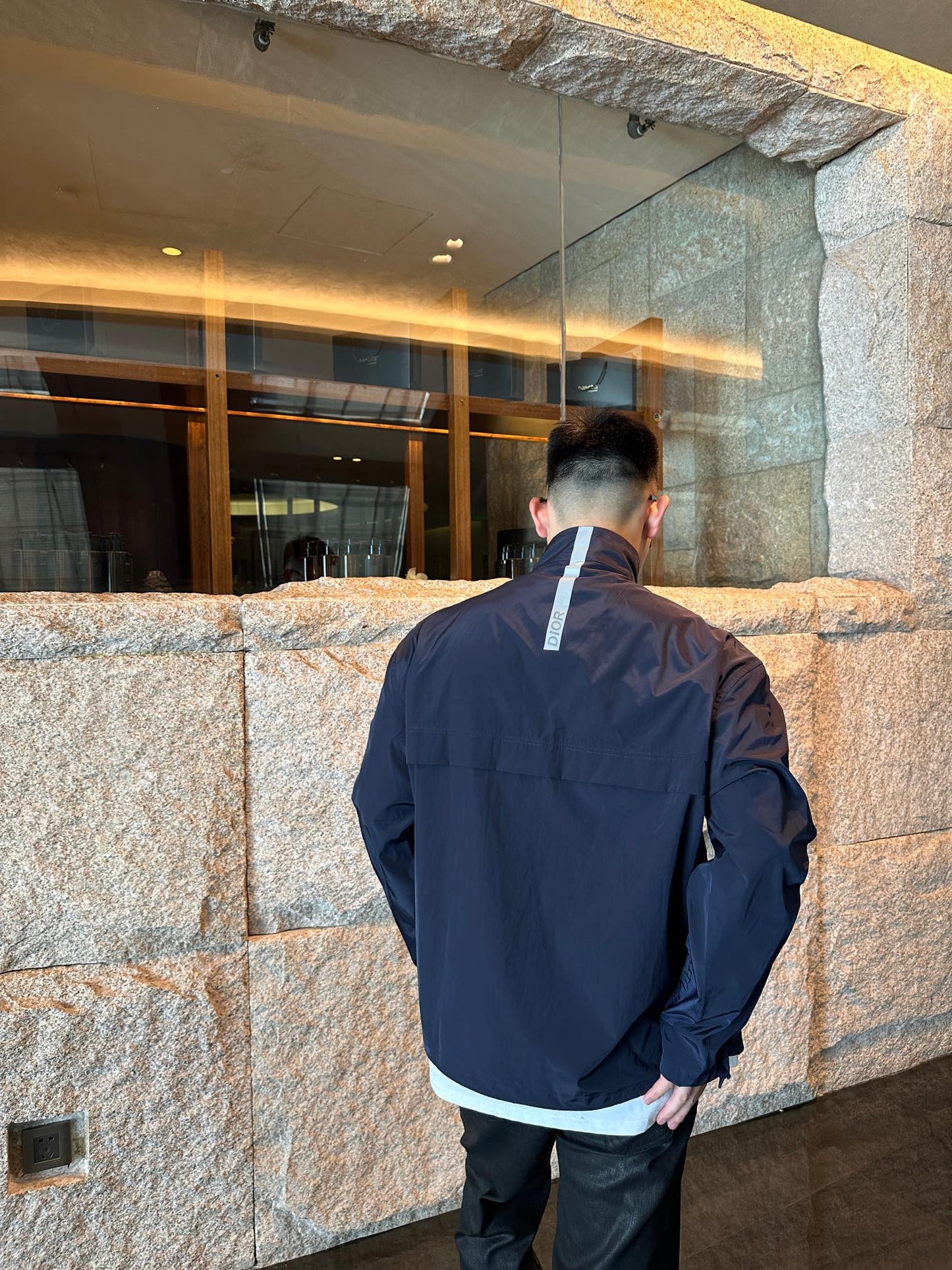 GTR / 디올 남성 로고 집업 점퍼