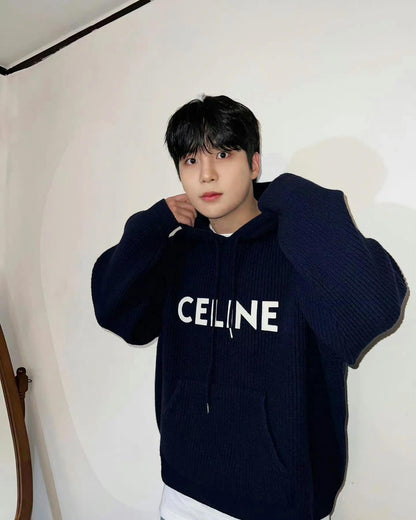 GTR / 셀린느 남성 여성 후드 풀오버 스웨터 니트