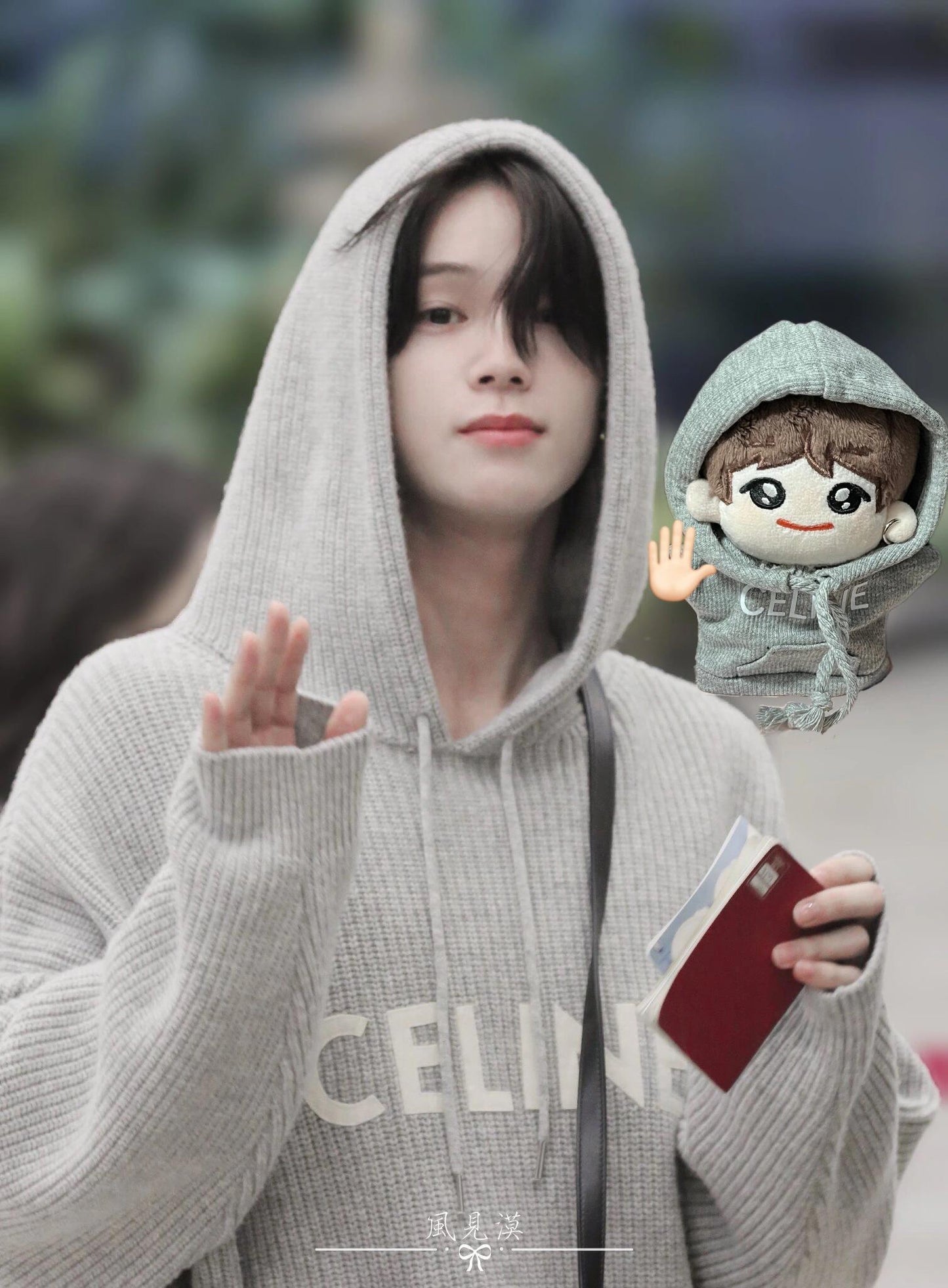 GTR / 셀린느 남성 여성 후드 풀오버 스웨터 니트