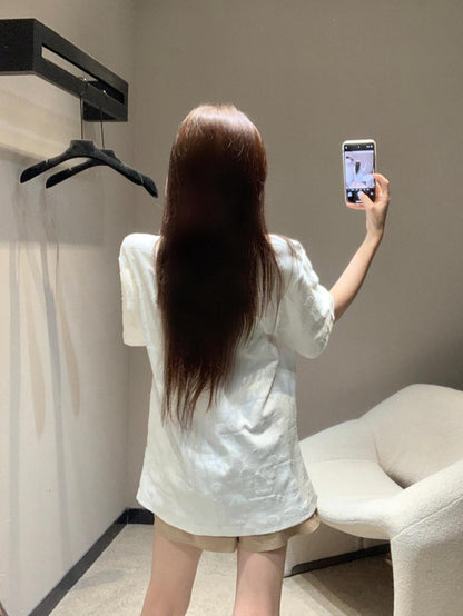 사슬 / 디올 남성 여성 반팔 티셔츠