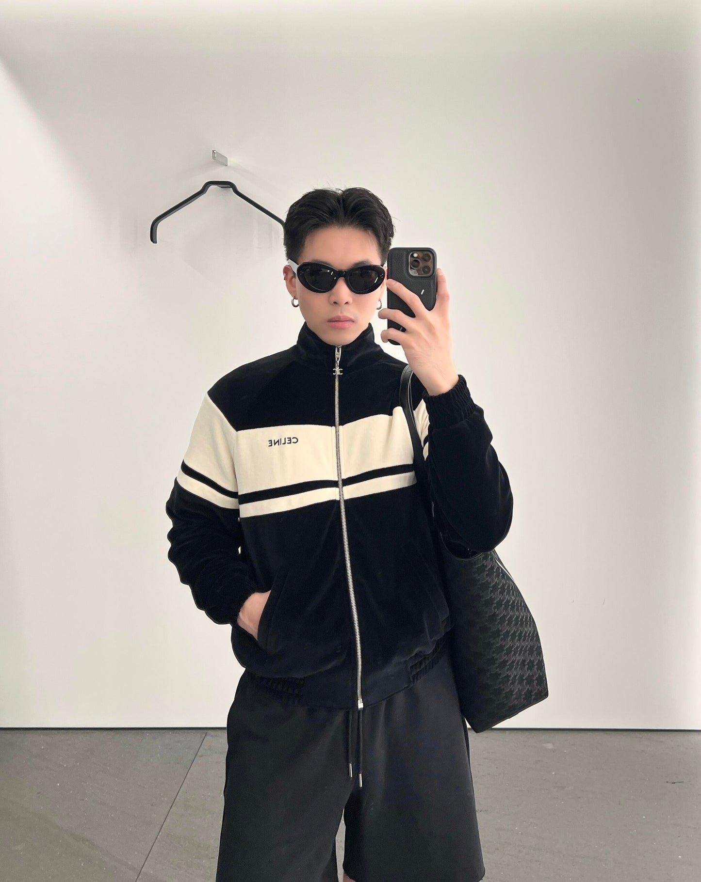 GTR / 셀린느 남성 자수 벨벳 재킷