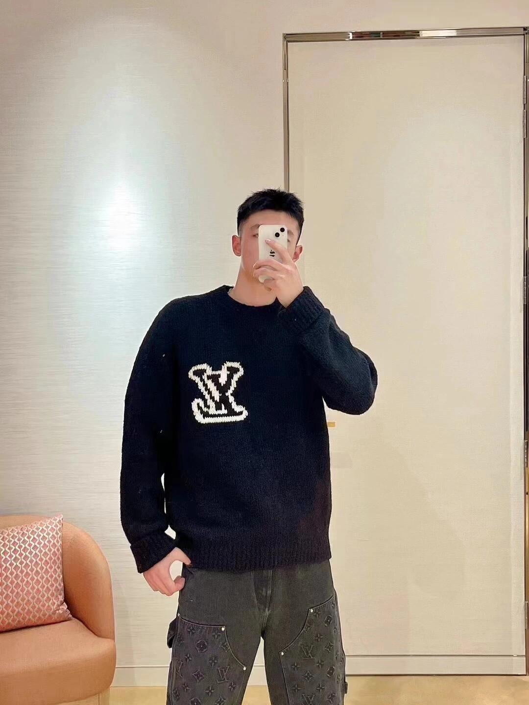 GTR / 루이비통 남성 컬러 박음표 니트