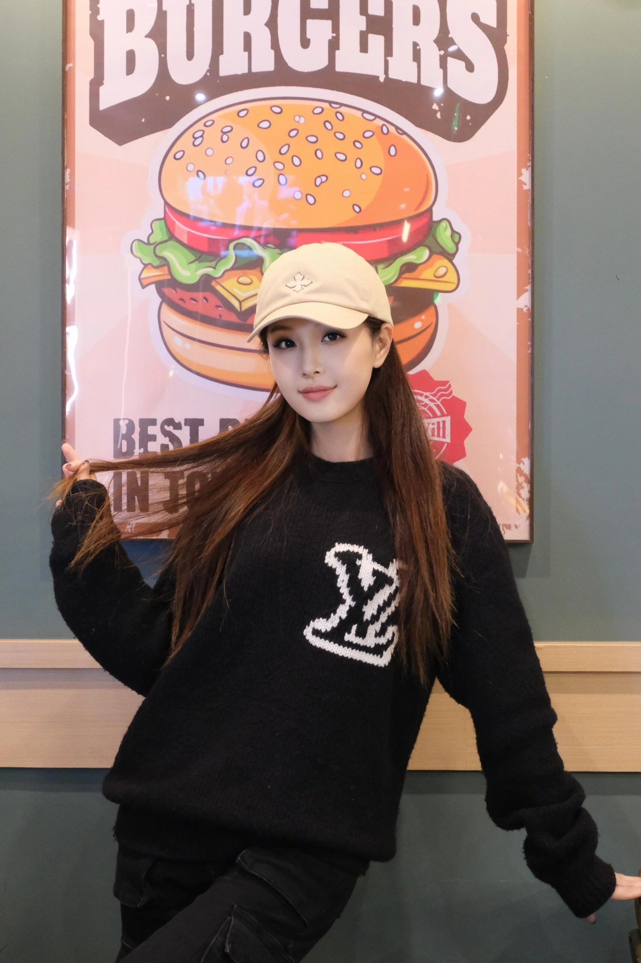 GTR / 루이비통 남성 컬러 박음표 니트