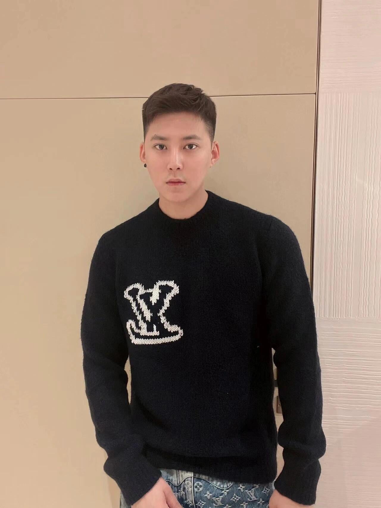 GTR / 루이비통 남성 컬러 박음표 니트