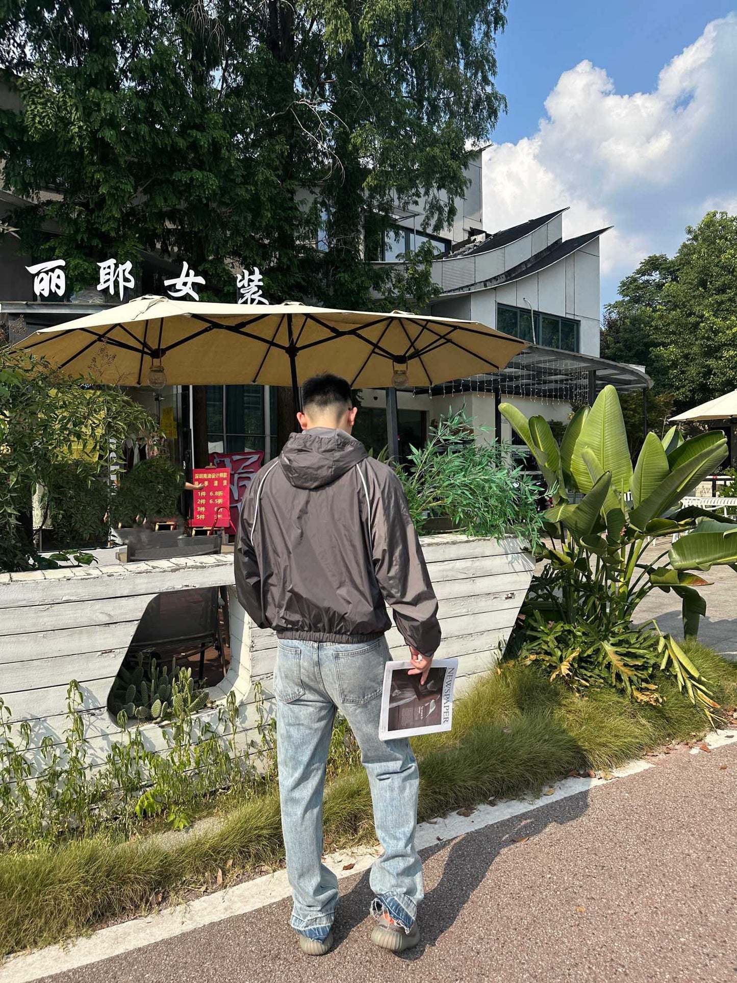 GTR / 미우미우 남성 여성 후드 자켓