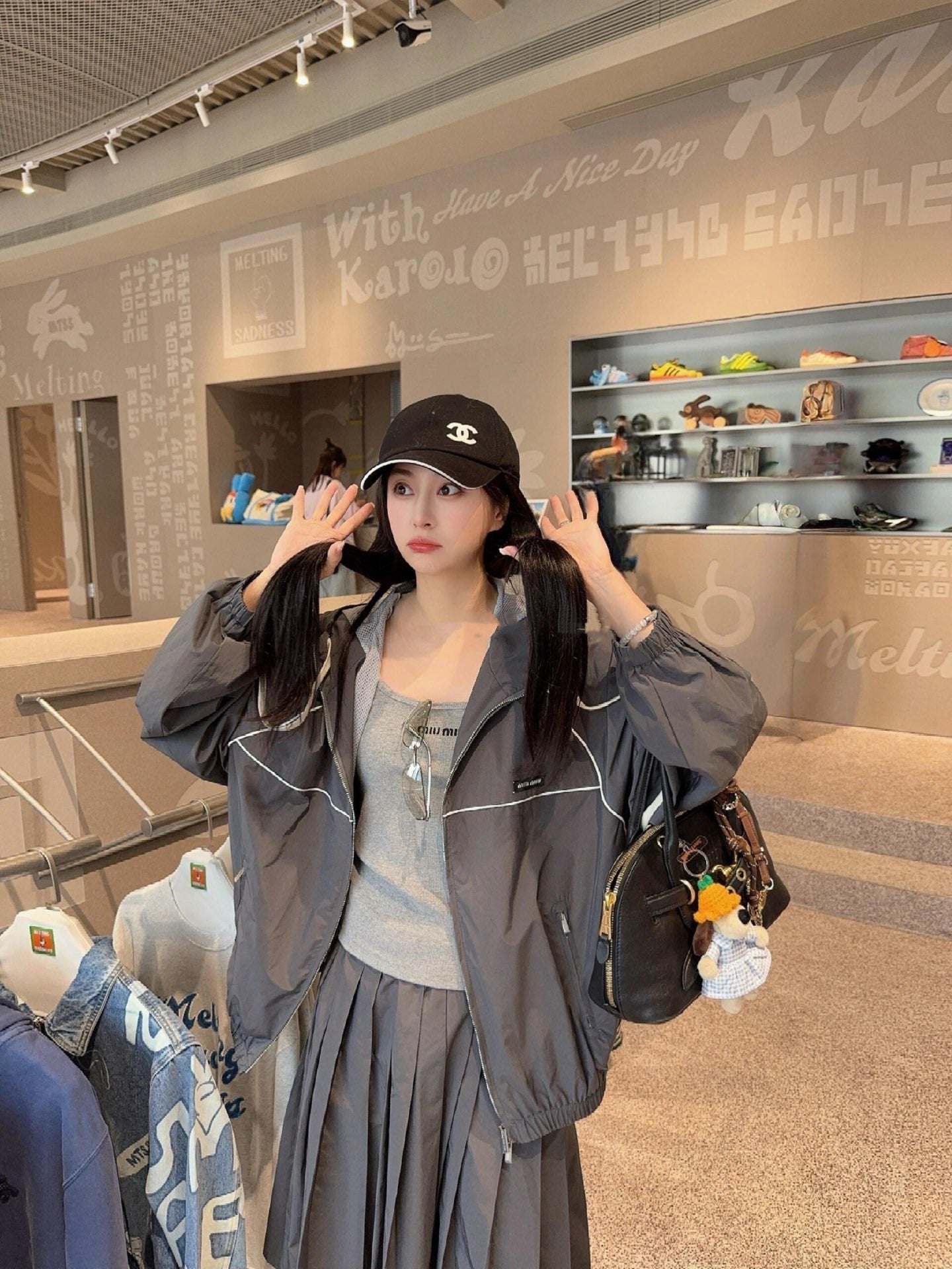 GTR / 미우미우 남성 여성 후드 자켓