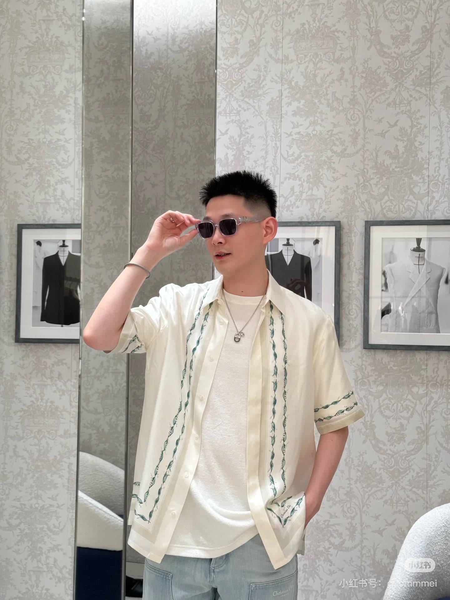 체인2호 / 디올 남성 반팔 셔츠
